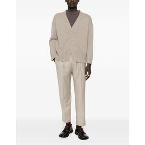 NEW ARCH4 CASHMERE cedar rise cardigan in beige melange